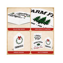 Christmas Farmhouse Tiered Tray Decorations Xmas Party Rustic Home Kitchen Christmas Tree Farm Decor