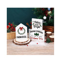 Christmas Farmhouse Tiered Tray Decorations Xmas Party Rustic Home Kitchen Christmas Tree Farm Decor