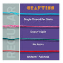 CRAFTISS Balls of acrylic yarn | 1300 Yards Of Soft Yarn For Crochet And Knitting Craft Projects | 30x20g