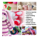 CRAFTISS Balls of acrylic yarn | 1300 Yards Of Soft Yarn For Crochet And Knitting Craft Projects | 30x20g