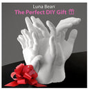 Luna Bean Keepsake Hands Casting KIT |  Family Hand Molding | Clasped Group Hand Sculpture KIT & Molding KIT