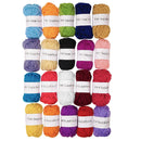TYH Supplies 20 Mini Balls Of Acrylic Yarn | Soft 440 Yard Medium Weight Yarn For Knitting Projects | Crochet And Crafts