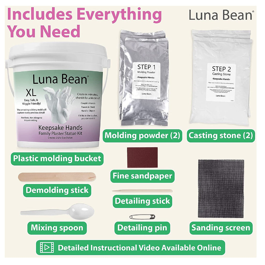 Luna bean casting kit unboxing and explaining the process more in