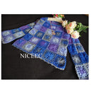 2 Balls Of Soft Rainbow Yarn 100% Wool Gradient Multicolor Yarn