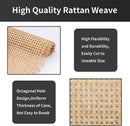 14" Width Cane Webbing 3.3Feet | Natural Rattan Webbing for Caning Projects | Woven Open Mesh Cane for Furniture, Chair, Cabinet, Ceiling