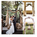 Tosnail 10 Yards Long 12 Inch Wide Natural Burlap Fabric Roll For Craft Projects