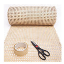 24" Width Rattan Webbing for Caning Projects Natural Pre - Woven Open Mesh Cane - Cane Webbing Sheet (2 FEET)