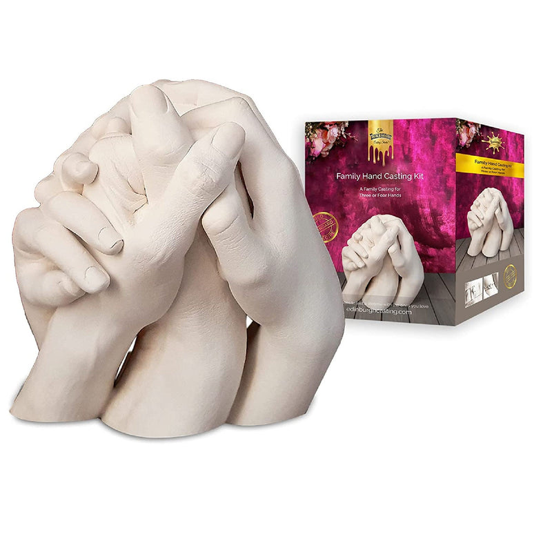 Keepsake Hands Casting Kit,family Hand Molding,clasped Group Hand