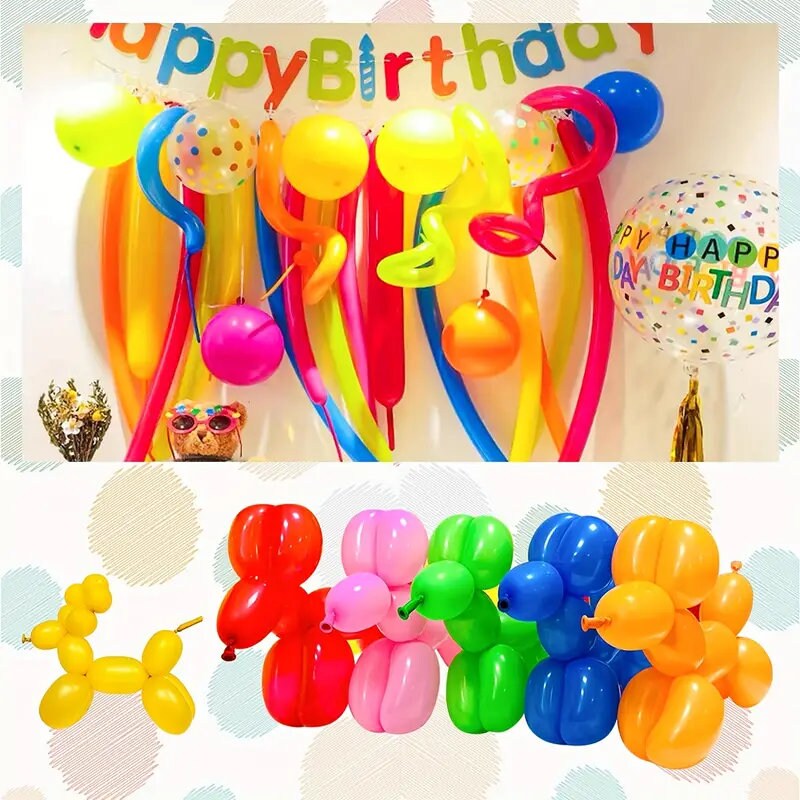 100pcs | Yellow 260 Balloons | Long Skinny Balloons Yellow Twisting Balloons For Balloon Garland | Pastel Yellow 260 Balloons