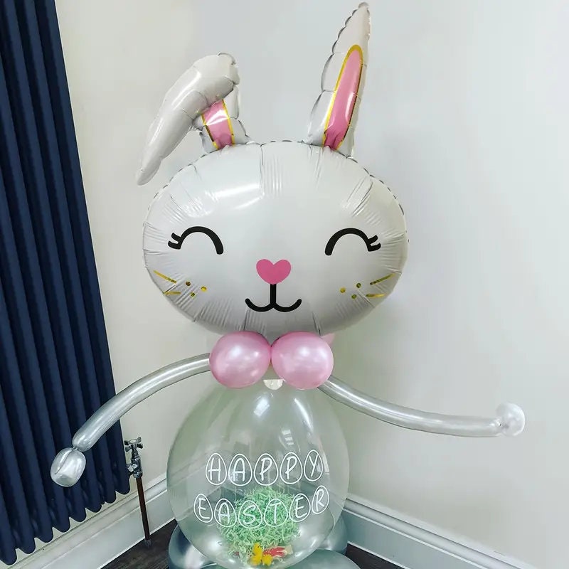 1PC Rabbit Bunny Foil Balloons Easter Decoration