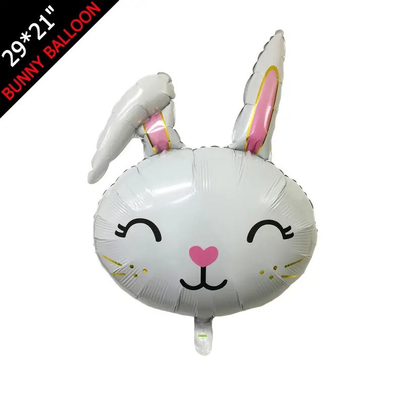 1PC Rabbit Bunny Foil Balloons Easter Decoration