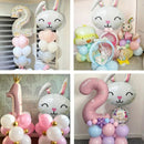 1PC Rabbit Bunny Foil Balloons Easter Decoration