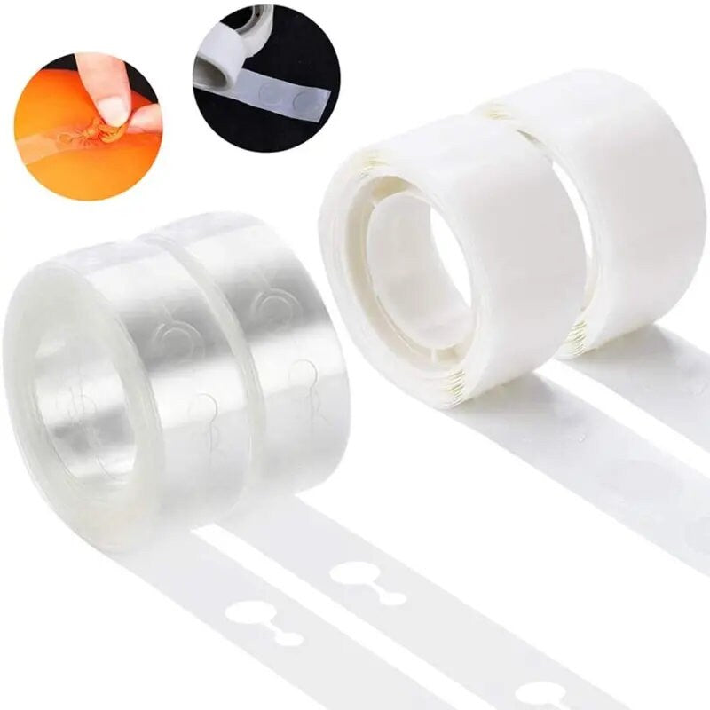 6pcs/set Balloon Accessories | 2pcs5M Double Hole Balloon Chain 2pcs100 Grain Dot Glue 2pcs Balloon Knotter