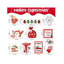 Christmas Tiered Tray Decor | 14pcs Christmas Farmhouse Tiered Tray Decoration | Christmas Decorations Indoor Green Christmas