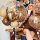 20pcs Clear Big Balloons(18") | Bobo Balloons Transparent Balloons| Wedding Bubble Balloons| Wedding Party Decorations| Birthday Decorations