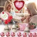 12pcs | Mother's Day Party Balloons Set | Aluminum Foil Happy Mother's Day Balloon| Spanish Red Heart Balloons Mother's Day Party Birthday