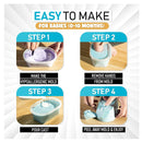 Hula Home Baby Keepsake Hands Casting Kit | Manual Plaster Casting Kit for Baby Hand and Foot Casts