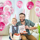 16pcs, Balloons (12'') | Latex Balloons, Happy Mother's Day I Love You Best Mom Ever Pink Balloons | Toys For Scene Decor | Room Decor