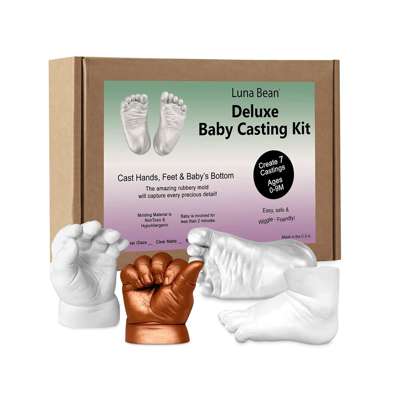 DIY Plaster Mold Baby 3D Hand Foot Print Model Set Baby Growing