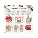 Christmas Tiered Tray Decor Sets Farmhouse Cute Gingerbread Man Wood Signs Rustic Tiered Tray Decorations