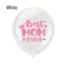 16pcs, Balloons (12'') | Latex Balloons, Happy Mother's Day I Love You Best Mom Ever Pink Balloons | Toys For Scene Decor | Room Decor