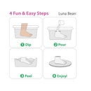 Luna Bean Deluxe Baby Keepsake Hand Casting Kit |  Plaster Hand Mold Casting Kit for Infant Hand & Foot Mold