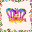 1pc | Special-shaped Colorful Butterfly Aluminum Film Balloon Three-dimensional Animal | Mother's Day Party Atmosphere Decoration Balloon