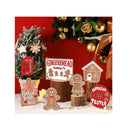 Christmas Tiered Tray Decor Winter Table Wooden Sign Decorations Xmas Tabletop Farmhouse Coffee Signs