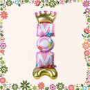 1pc | Mother's Day Aluminum Foil Balloon | Base MOM Balloon | Mother's Day Room Cloth Yard Atmosphere Decoration Balloon