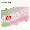 1pc | New Three-dimensional Aluminum Film Special-shaped Balloons | Pink Green Gradient Style Mother's Day Banner Atmosphere Balloons