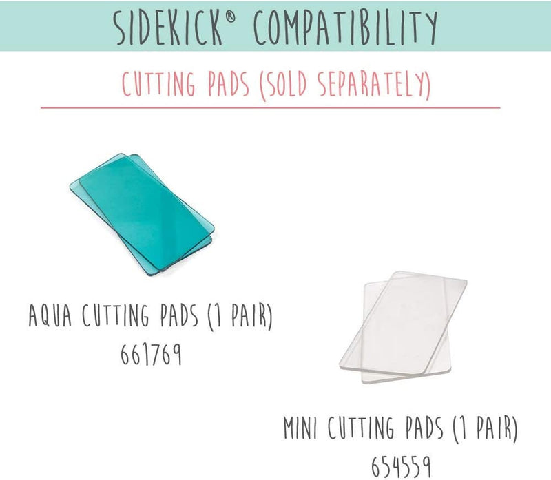 Sizzix Sidekick Starter Kit 661770 Portable Manual Die Cutting & Embossing Machine for Arts and Crafts