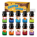 Coffee Shop Aromatic Oil To Make Candles And Soaps | Holamay Premium Scented Oils 10 x 5ml - Espresso