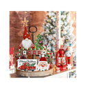 Cocomong Christmas Decor | Christmas Tiered Tray Decor | Farmhouse Serving Tray Winter Holiday Decorations