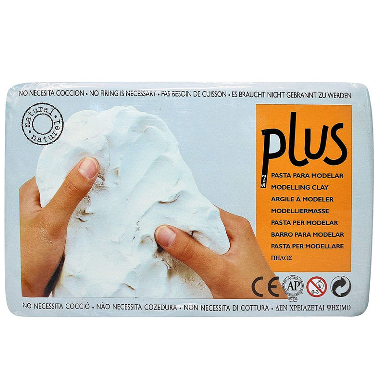 ACTIVA Plus Natural Self-Hardening Clay | Color White | 2.2 pounds