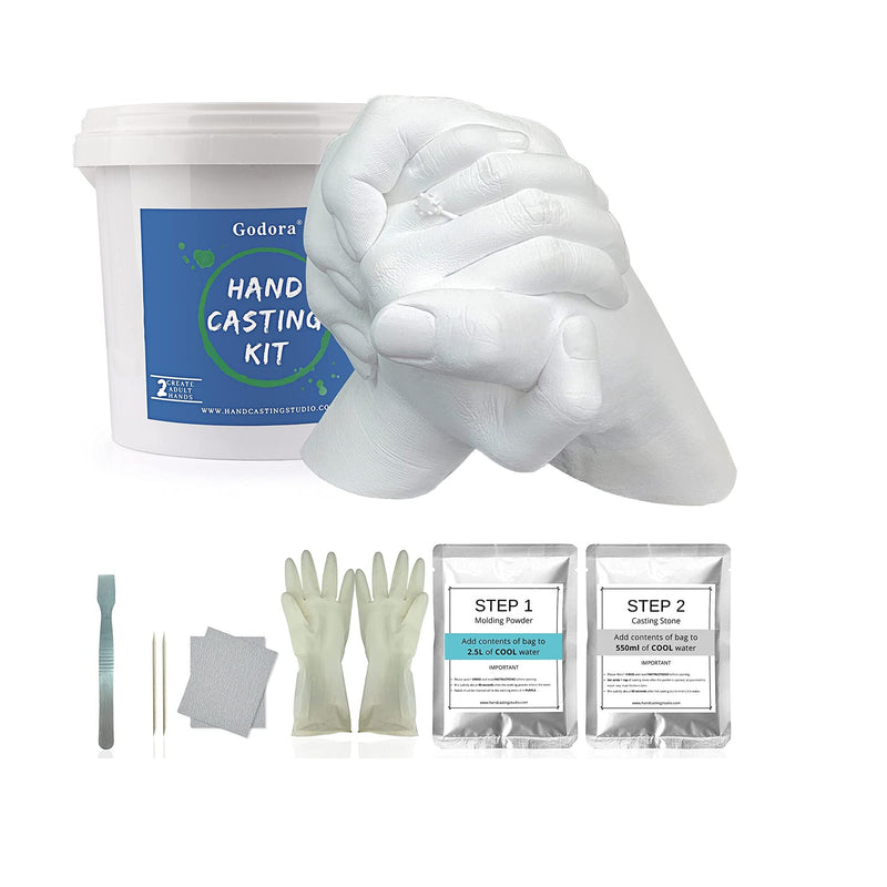 Hand Casting Kit Couples & Molding Kits for Adults, Wedding, Friends,  Keepsake Hand Mold Kit Couples