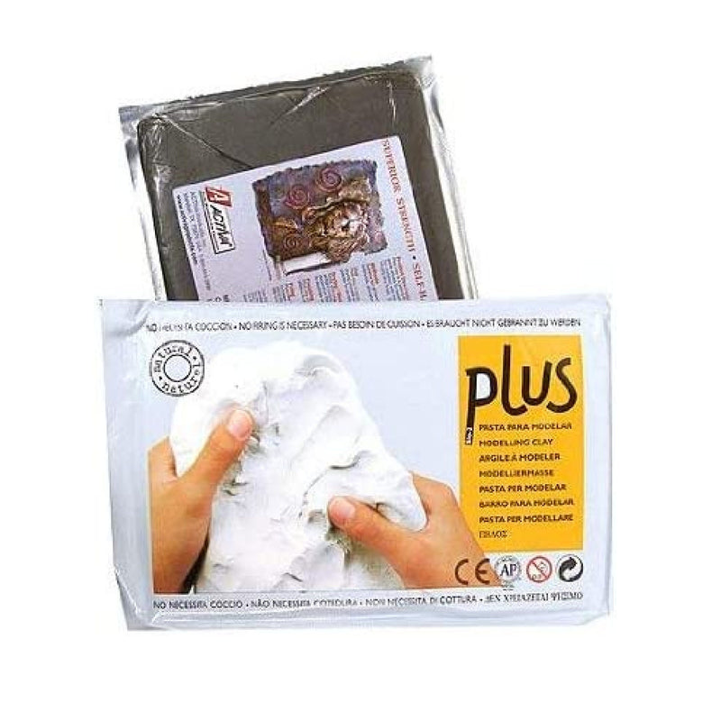 ACTIVA Plus Natural Self-Hardening Clay | Color White | 2.2 pounds