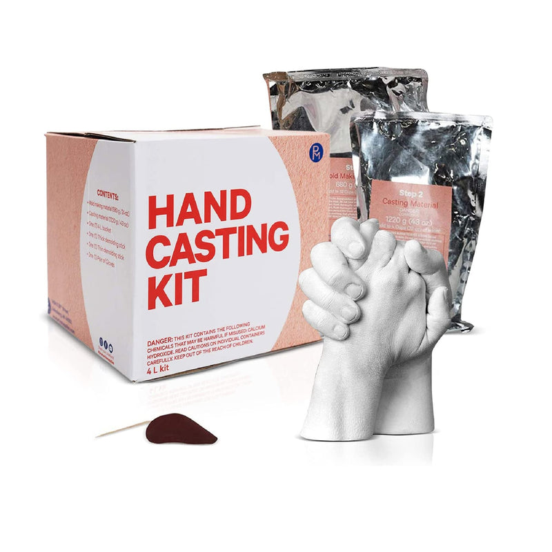 Pro Marine Manual Casting Kit (4 Liter Kit) | DIY Mold-Maker to Create Hand Sculptures