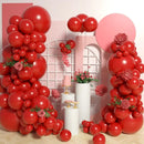 50pcs Red Balloons | 12inch Matte Latex Balloon For Birthday Wedding Graduation Baby Shower Balloon Party Supplies