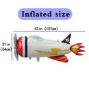 Airplane Balloons Birthday Balloons Large Helium Foil Balloon Plane Theme Lovely Cartoon Decor Aircraft Balloon Photo Props For Kids Boys