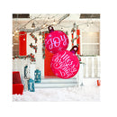 30 Inch Light up Giant Christmas PVC Inflatable Decorated Ball Ornaments Xmas Blow up Christmas Ball Decorations