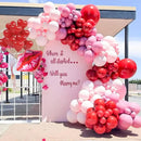 50pcs Red Balloons | 12inch Matte Latex Balloon For Birthday Wedding Graduation Baby Shower Balloon Party Supplies