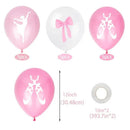 31pcs Ballet Princess Set Party Dessert Table Decoration Baby Birthday Party Decoration Kids Party Balloon Set | Scene Decor | Room Decor