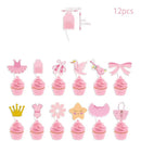 31pcs Ballet Princess Set Party Dessert Table Decoration Baby Birthday Party Decoration Kids Party Balloon Set | Scene Decor | Room Decor