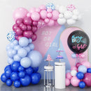 138pcs Gender Reveal Balloon Party Balloon Decoration Gender Reveal Balloon Arch For Baby Shower Supplies