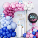 138pcs Gender Reveal Balloon Party Balloon Decoration Gender Reveal Balloon Arch For Baby Shower Supplies