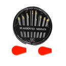Meiho Lives Premium Hand Sewing Needles for Sewing Repair | 30-Count Assorted Embroidery Needles with 2 Threaders