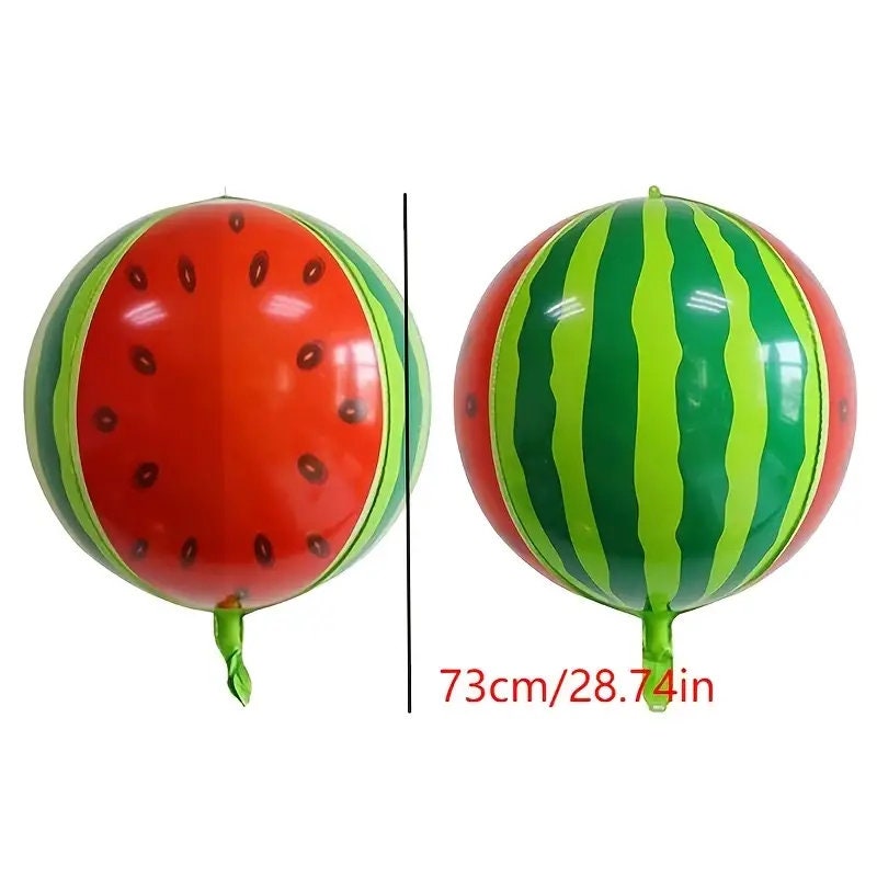 1pc | Watermelon Balloons | 22inch | 4D Watermelon Balloon Birthday Wedding Photo Props