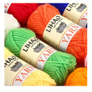 Yinsun 12 Balls Of Acrylic Yarn Mini Craft Yarn | Crochet Bulk Yarn For Beginners Knitting Crochet For Adults (12 x 15g)