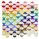 60 Yarn Skeins Total 1312 Yards Acrylic Yarn For Knitting And Crochet | String Bag For Storage