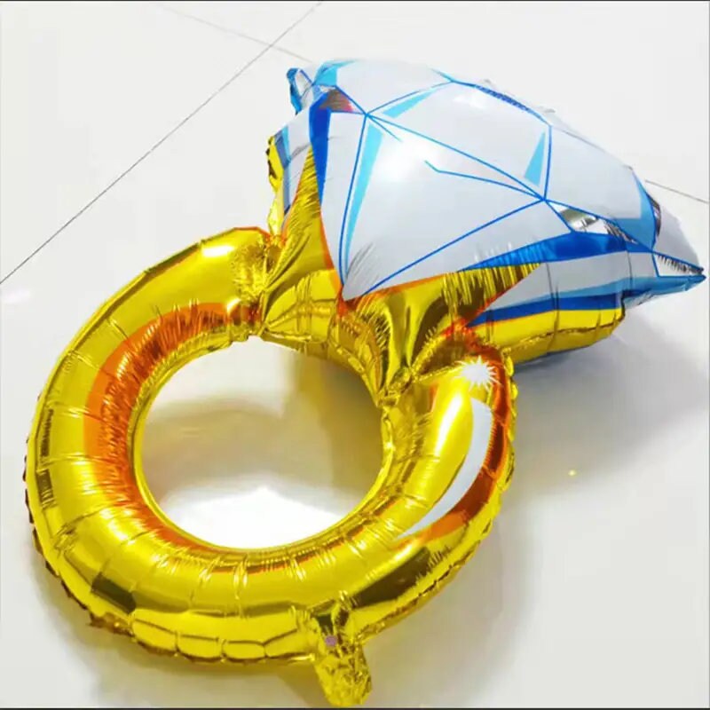 1pc Large Diamond Ring Balloon